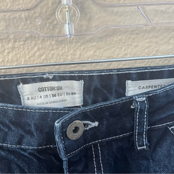 Cotton On size 4 Blue carpenter jeans - Picture 4 of 9